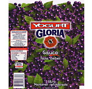 Label - Gloria's Yogurt, Sauco